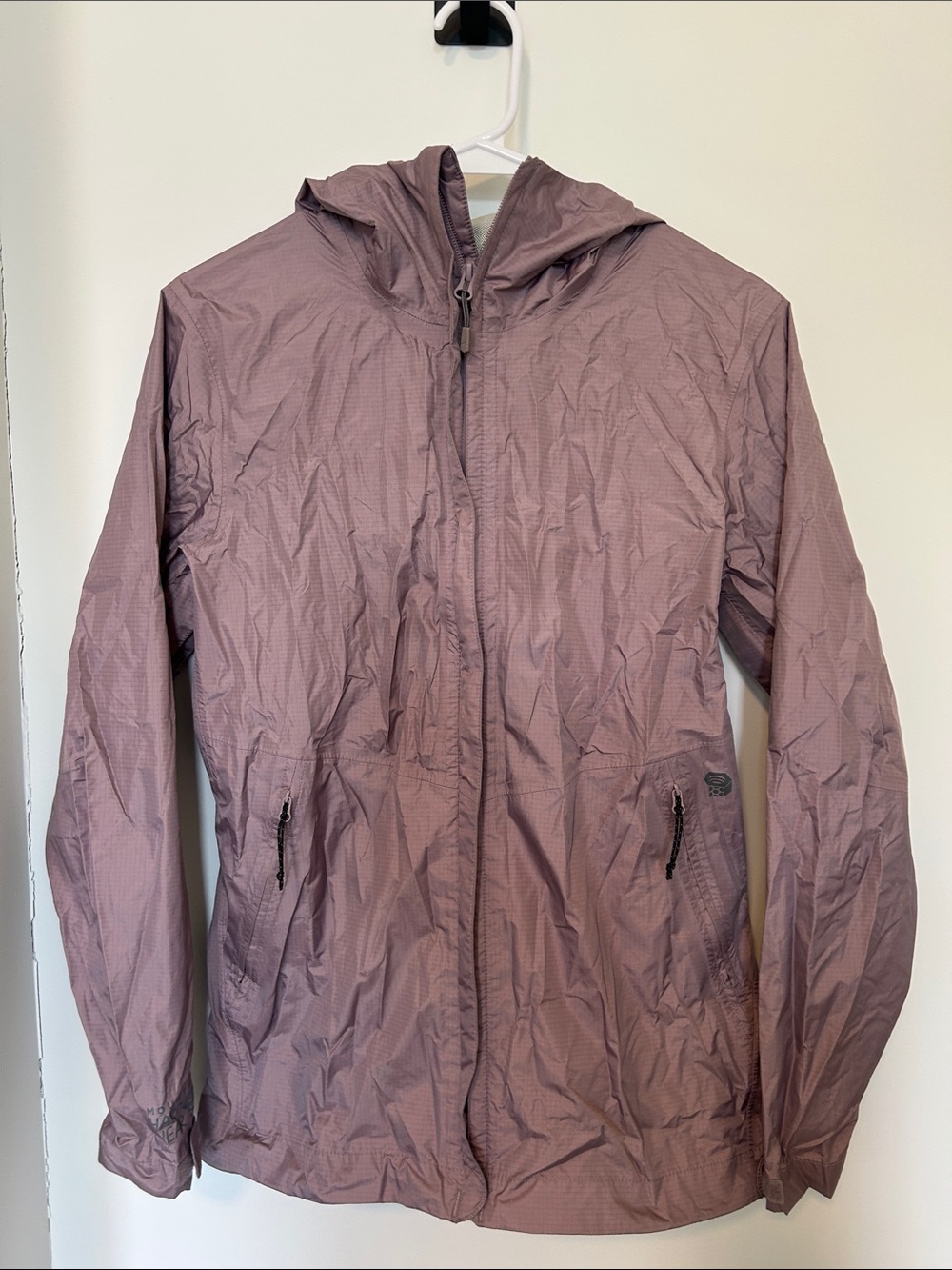 Mountain Hardwear Women's Hooded Windbreaker - Dusty Plum